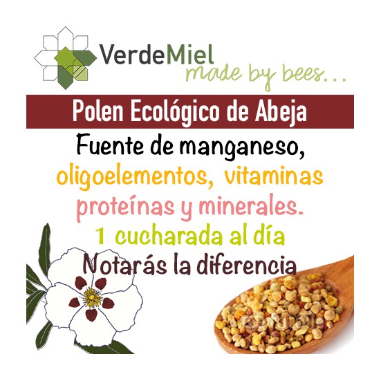 Compra polen de abeja ecologico