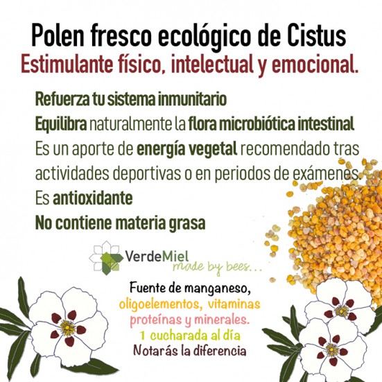 Vente en ligne de Pollens BIO Frais fleurs sauvages