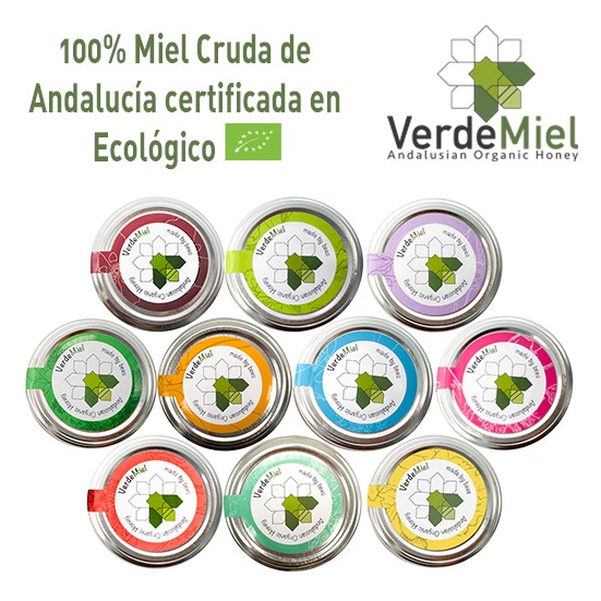 Miel brut biologique pack cadeaux VerdeMiel