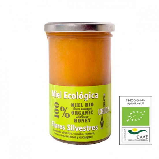 VerdeMiel 100% Organic Raw Honey Wild flowers of Andalusia