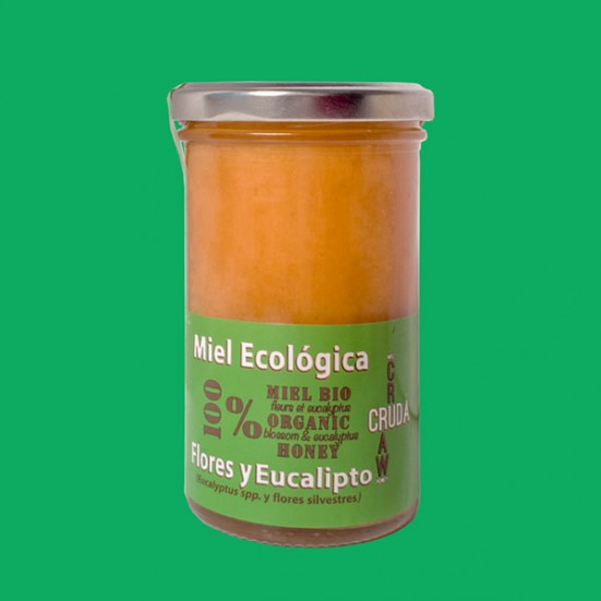 VerdeMiel 100% Miel Cruda Ecológica Flores y Eucalipto de Andalucía