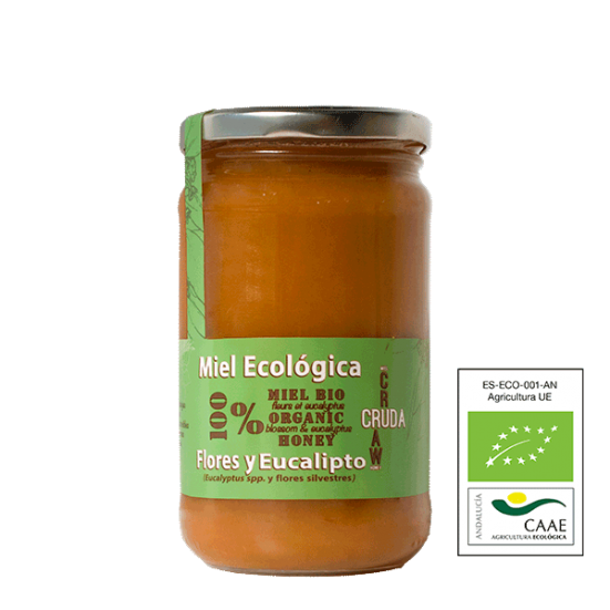 VerdeMiel 100% Raw Organic Honey Flowers and Eucalyptus