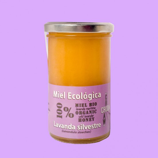 VerdeMiel 100% Miel Cruda Ecológica Lavanda silvestre de Andalucía