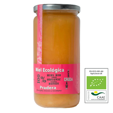 VerdeMiel 100% Miel Cruda Ecológica Pradera de Andalucía