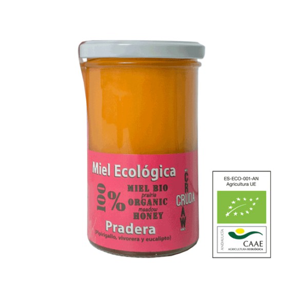 VerdeMiel 100% Miel Cruda Ecológica Pradera de Andalucía