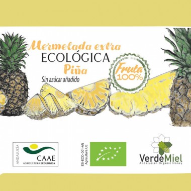 Mermelada ecológica de Piña 100% Fruta