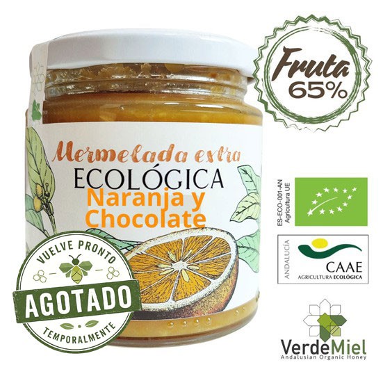 Mermelada ecológica de Naranja 65% Fruta