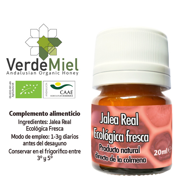 Jalea Real ecológica fresca VerdeMiel
